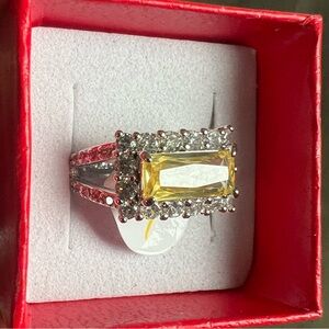 BP lemon rhodium ring 7 Trendsetter Shine